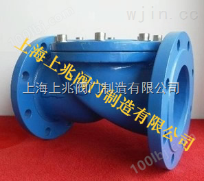 橡胶瓣止回阀HC44X-DN400,上海上兆水力控制阀系列