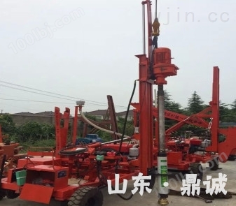 陕西榆林公路工程用液压打桩机 护栏打桩机 打桩钻孔拔桩一体机