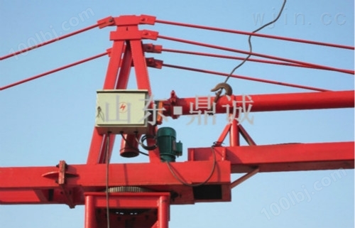 四川雅安工地施工12米塔吊布料机 手动移动布料机 建筑混凝土机械